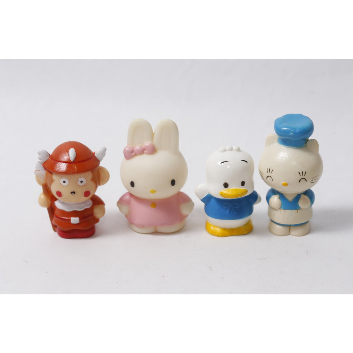 1990s Sanrio Sofubi Lot Monkichi Cathy Pekkle ~ 260828-WH 1348