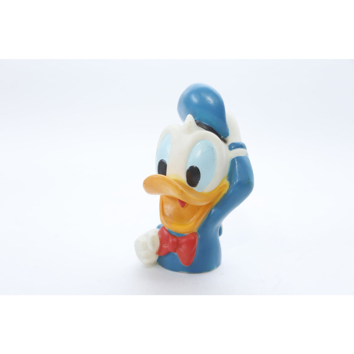 Disney, Donald Duck, Candy Dispenser Bust, 4 1/2", PVC Figure, Smiling, Cartoon Character, Vintage, Collectible, ~ 230204-AHL-1 1192