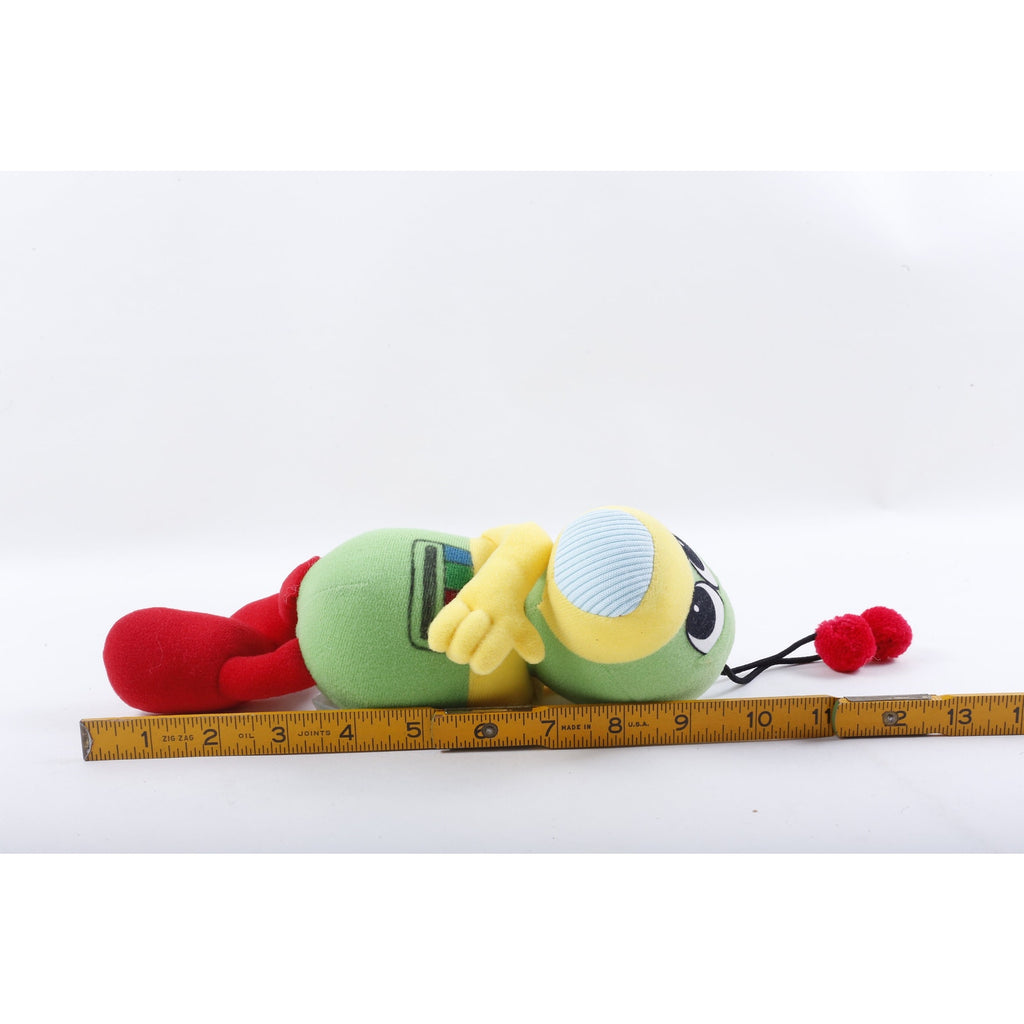 Kamar, Rare, Prototype, Sample,McNurd Bug B, Yellow Green, 1988, Soft, Plush, Doll, Stuffed Animal, Toy 20-05-166