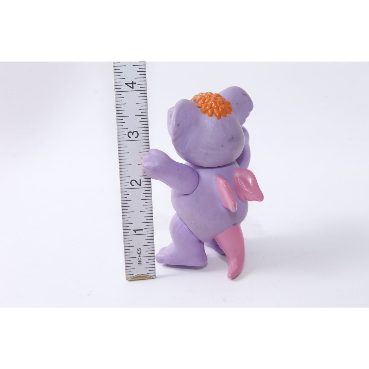 Disney, Wuzzles, Eleroo, Elephant, Purple, Wings, PVC Figure, Miniature, 3.5", Toy, Collectible, Vintage, ~20-01-467