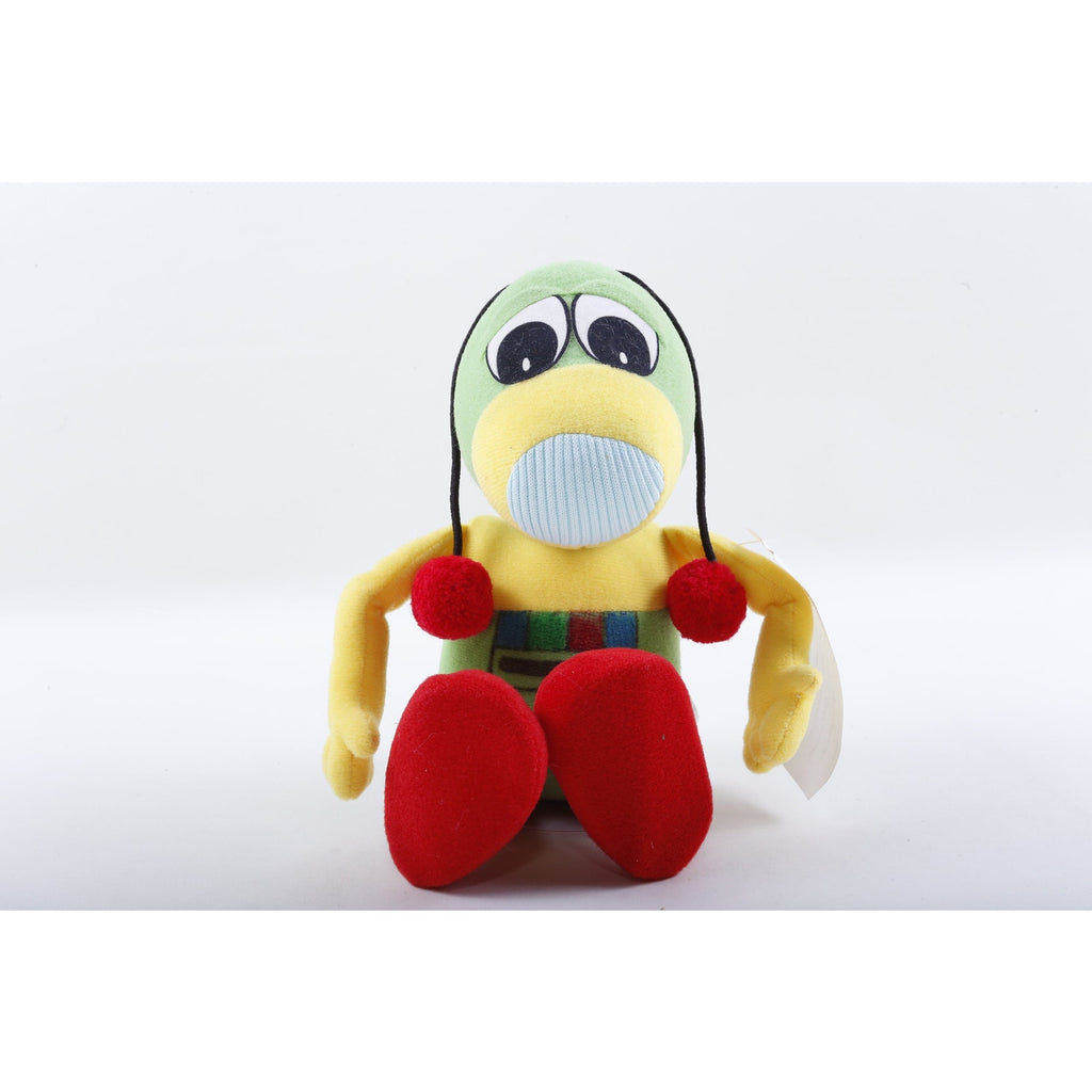 Kamar, Rare, Prototype, Sample,McNurd Bug B, Yellow Green, 1988, Soft, Plush, Doll, Stuffed Animal, Toy 20-05-166