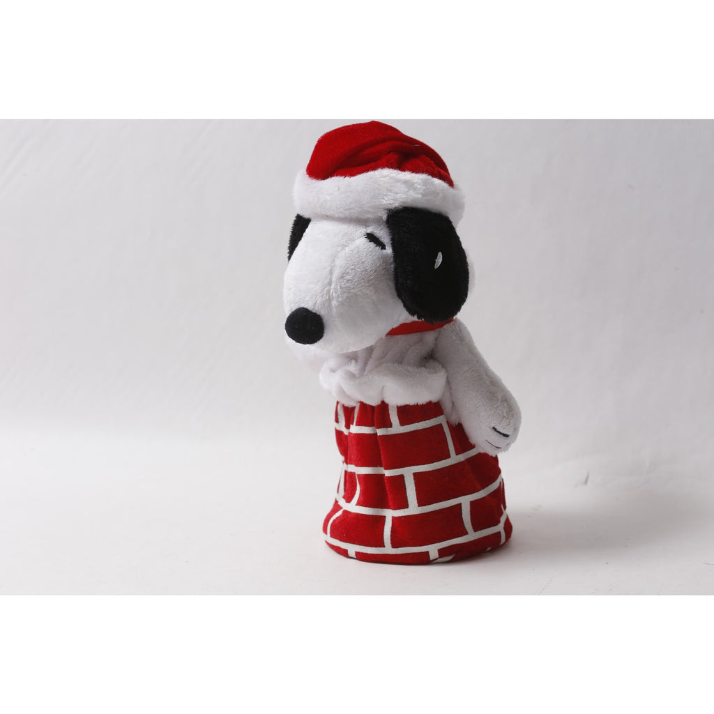 Peanuts Snoopy in Chimney Plush 9" Pop-up Christmas Decor ~ 260907-WH 592