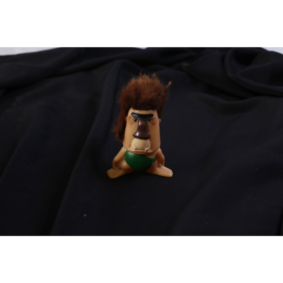 Caveman, Marx Toys, Funny, PVC Figure, 3", Brown Hair, Human, Vintage, Collectible, ~ 230202-14943 953