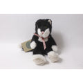 Boyds Socks Grimilkin Cat Plush Black and White w Tag ~ 260907-WH 1136
