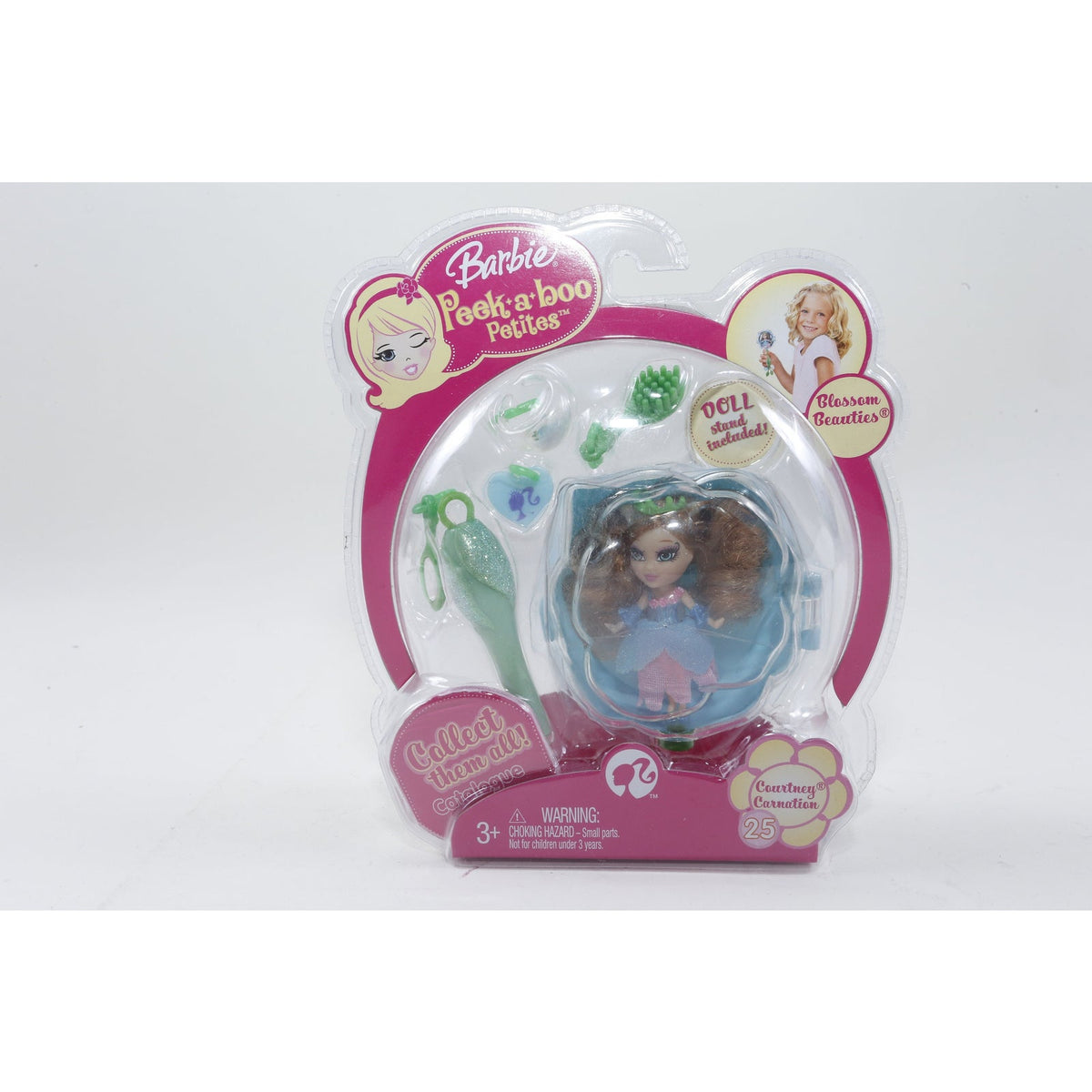 Barbie, Peek-a-boo Petites, Blossom Beauties, 25, Courtney Carnation, Plastic, Doll, Toy, Vintage, ~ 20-01-668