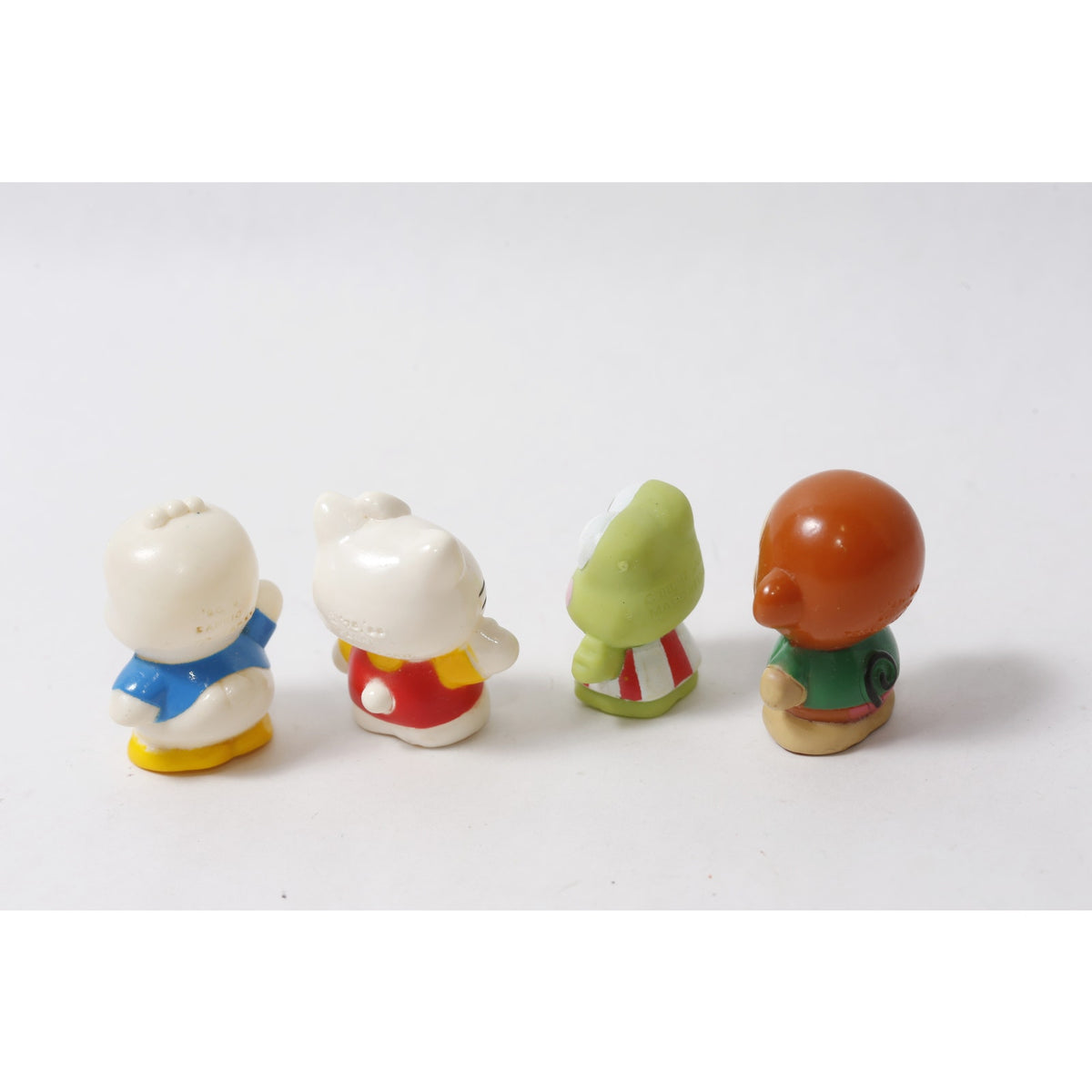 1990s Sanrio Sofubi Lot Pekkle Hello Kitty Keroppi Monkichi ~ 260826-WH 1252