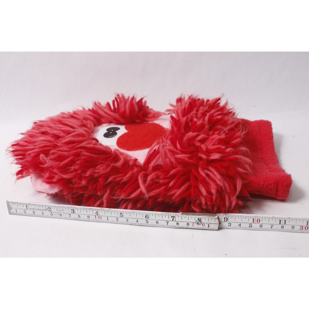 70s 80s Golf Head Cover Funny Red Furry Monster Plush Hand Puppet 11" Toy ~ 260907-WH 1136