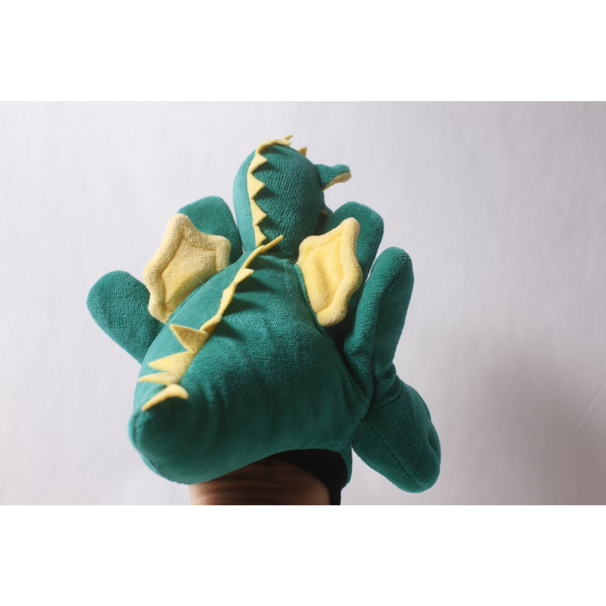 Budapets Dragon Plush Hand Puppet Hungary Hand Made ~ 260602-WH 534