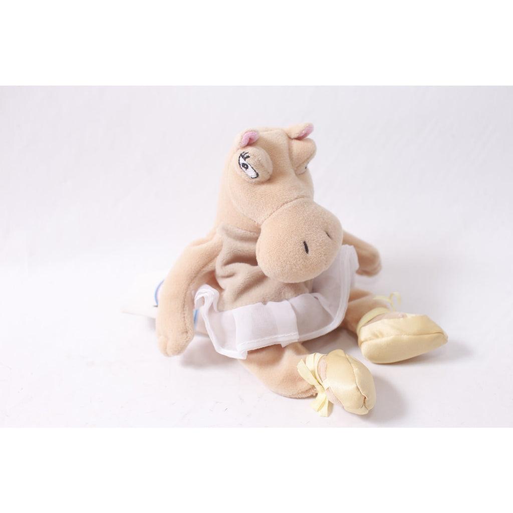 Disney Store Fantasia Hyacinth Hippo Plush Bean Bag with Tag ~ 260425-WH M-05-02