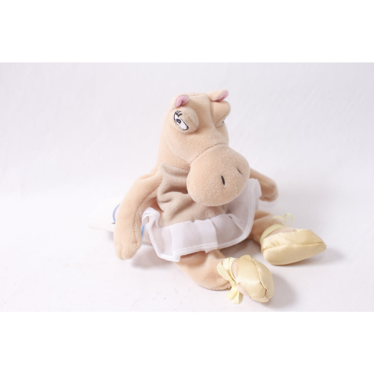 Disney Store Fantasia Hyacinth Hippo Plush Bean Bag with Tag ~ 260425-WH M-05-02