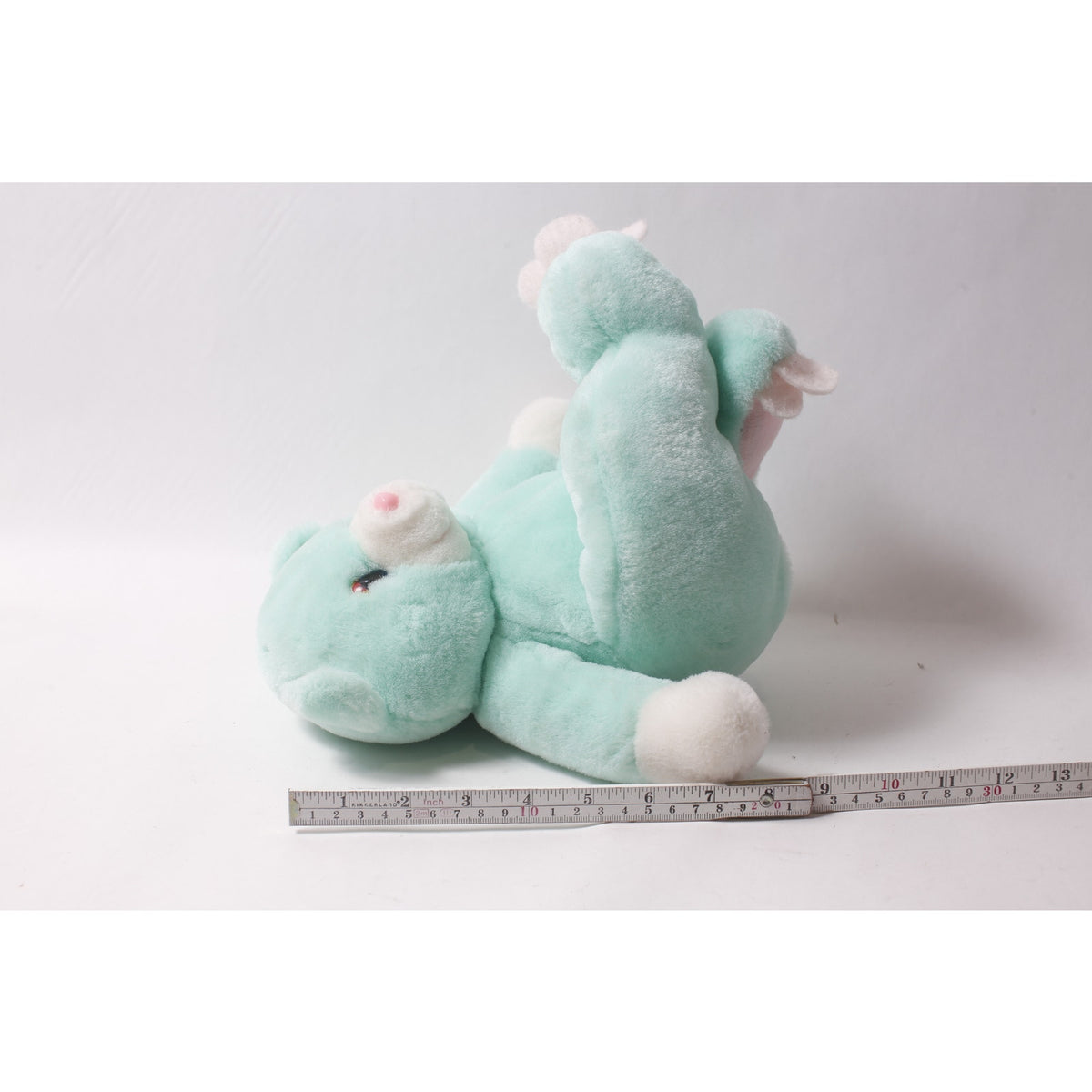 Light Blue Plush Cat Relaxed Sitting Pose Nursery Decor ~ 260812-WH 961