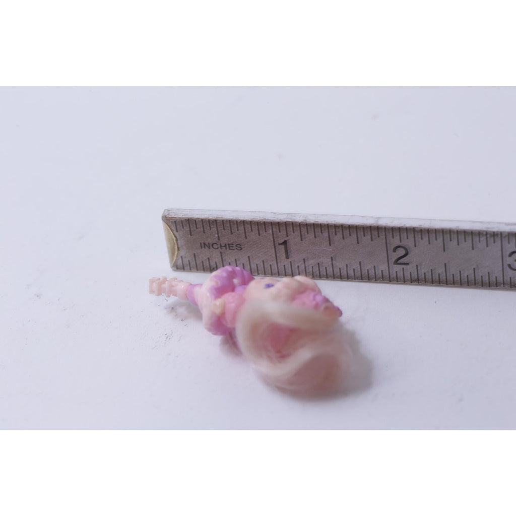 Bubblins , Lady Slipper, Tiny Doll, 2 inches, 1990, Hasbro, Vintage, ~ 241226-WH M-19-09