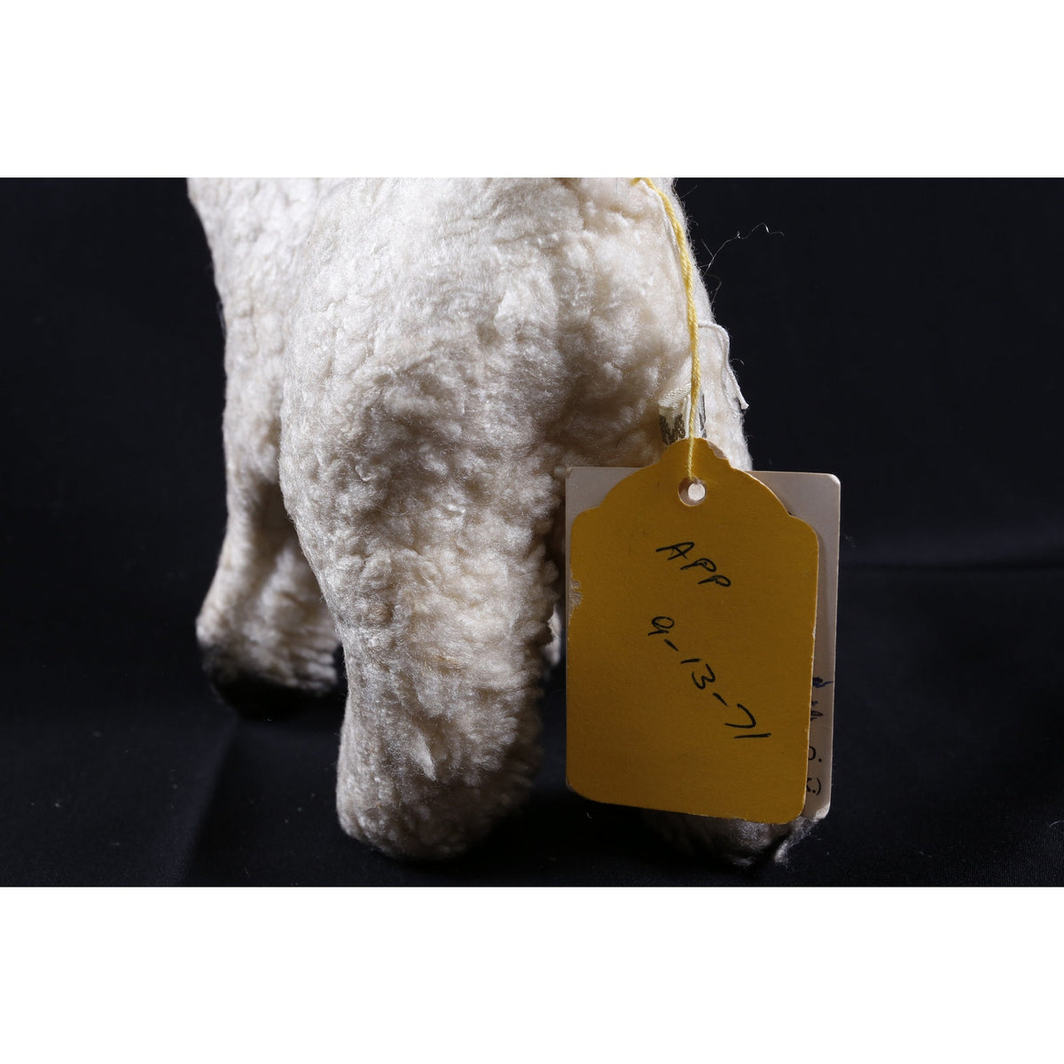 Kamar, Rare, Salesman Sample, White, Lamb, Sheep, 1971, Soft, Plush, Doll, Stuffed Animal, Vintage, ~ 280