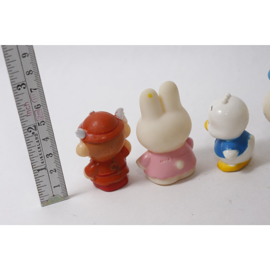 1990s Sanrio Sofubi Lot Monkichi Cathy Pekkle ~ 260828-WH 1348