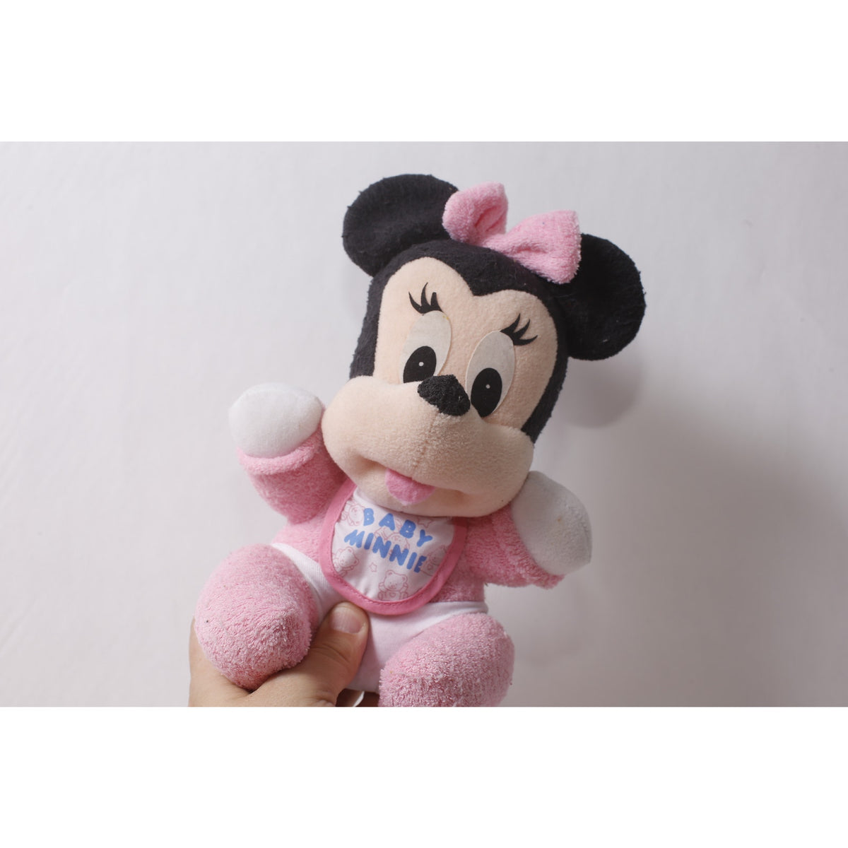 Disney Baby Minnie Mouse Rattle Small Plush, 260821-WH 1328