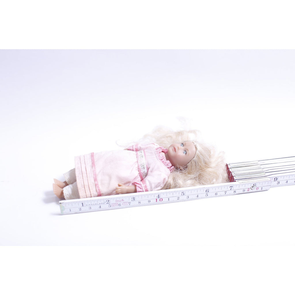 American Girl, Caroline, Doll, 6", Dressed, Blonde, Pink Dress, Historical, 1812, Collectible, ~ WH-021 555