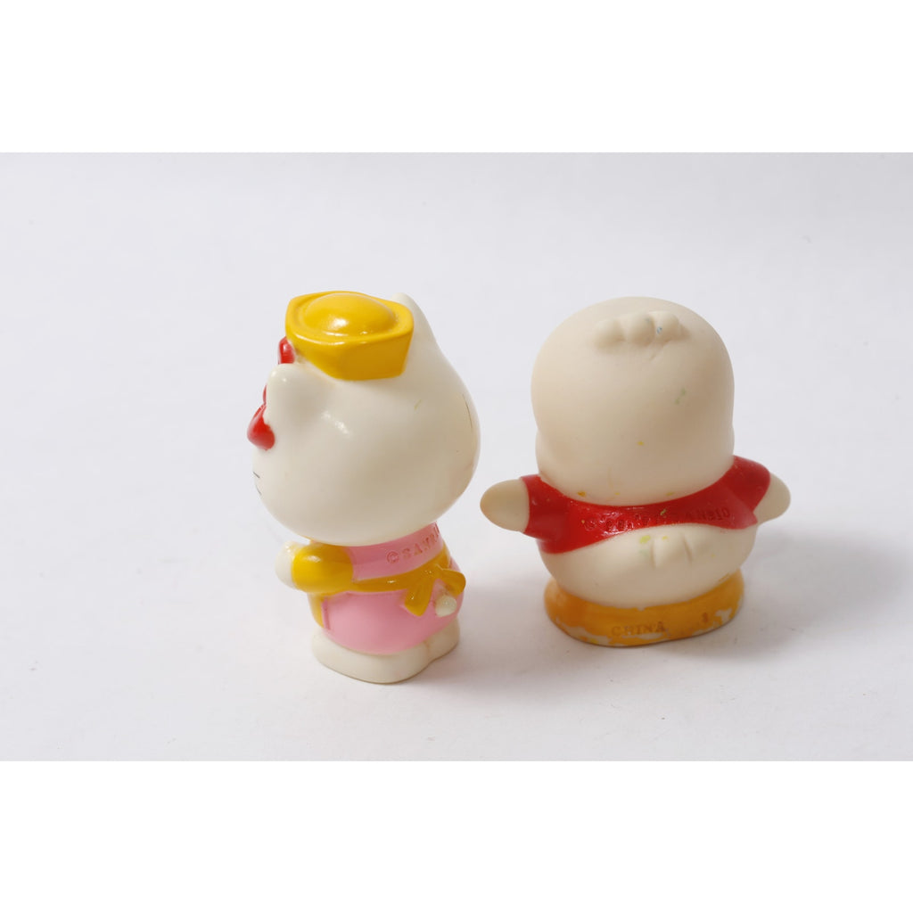2000s Sanrio Hello Kitty and Ahiru no Pekkle Figurine Lot ~ 260826-WH 1199