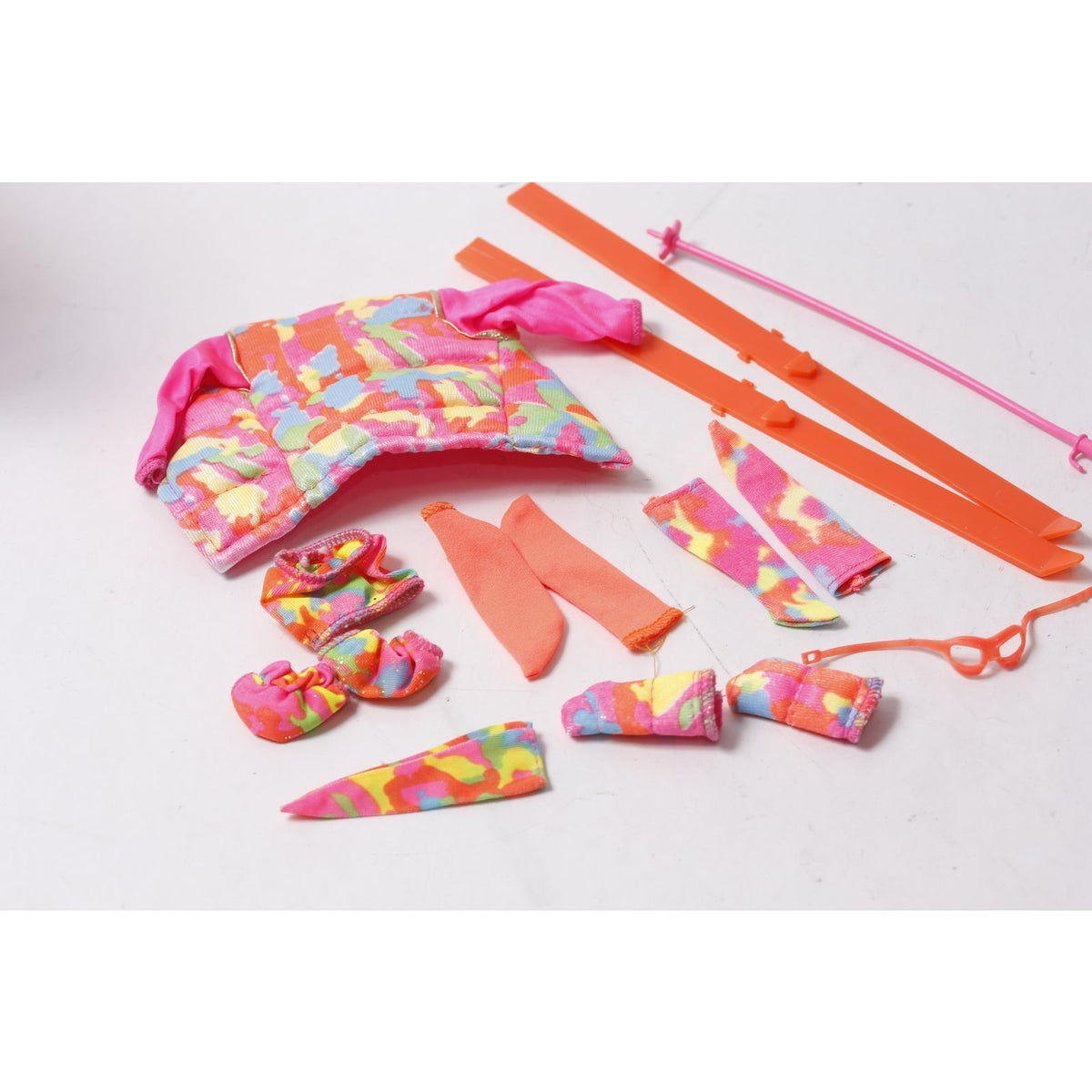 1991 Barbie Ski Fun Fashion Lot Mattel Vintage Winter Doll Clothing ~ 260618-WH 1120