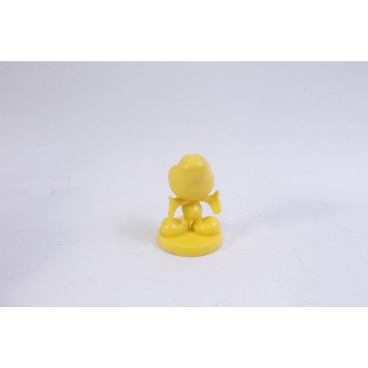 Happy Moodie, Yellow, PVC Figure, Cute, Old Toy, 2 1/2", Vintage, Collectible, ~ 230202-14943 883