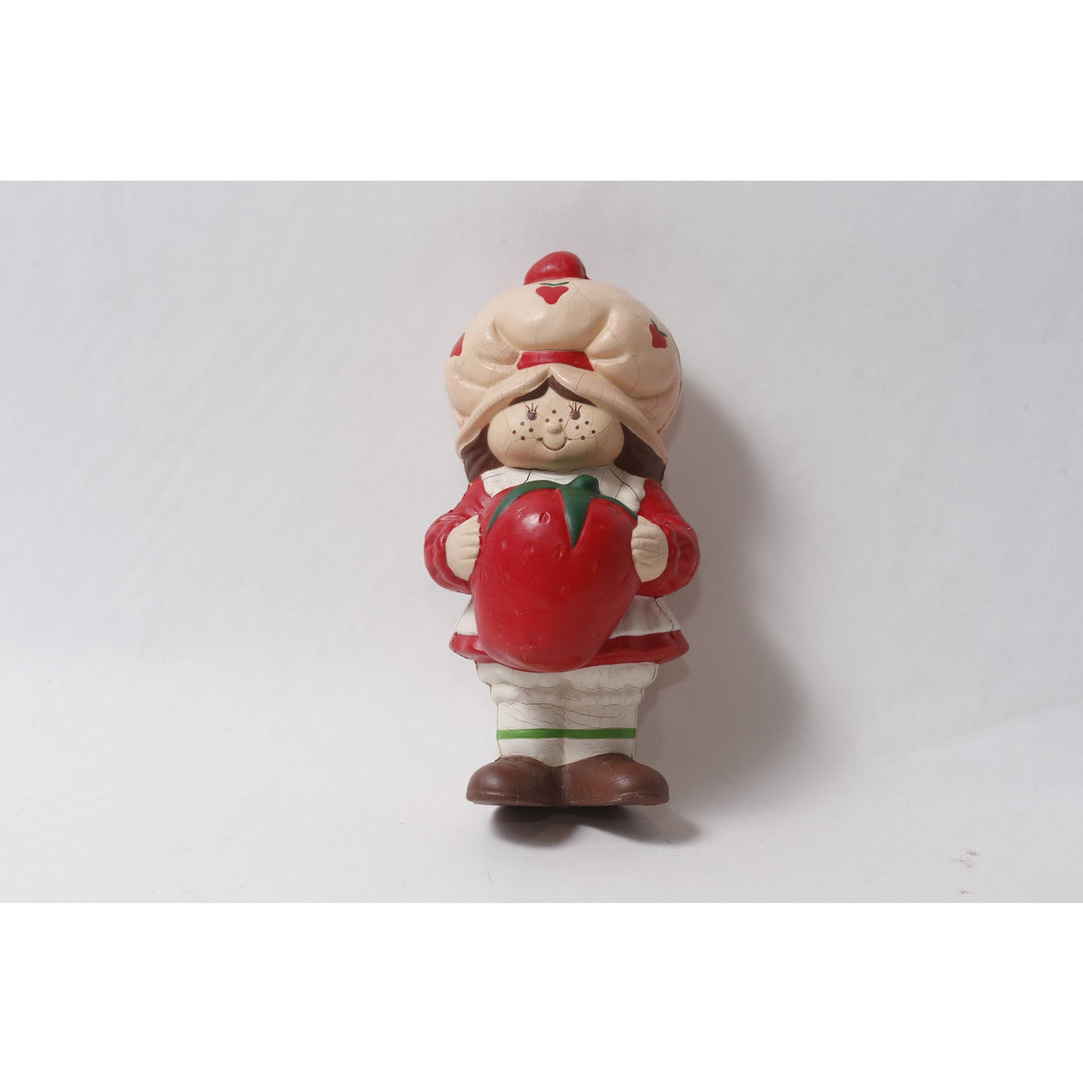 Rare Vintage Japanese Strawberry Shortcake Rubber Squishy Toy Figure ~ 260826-WH 1199