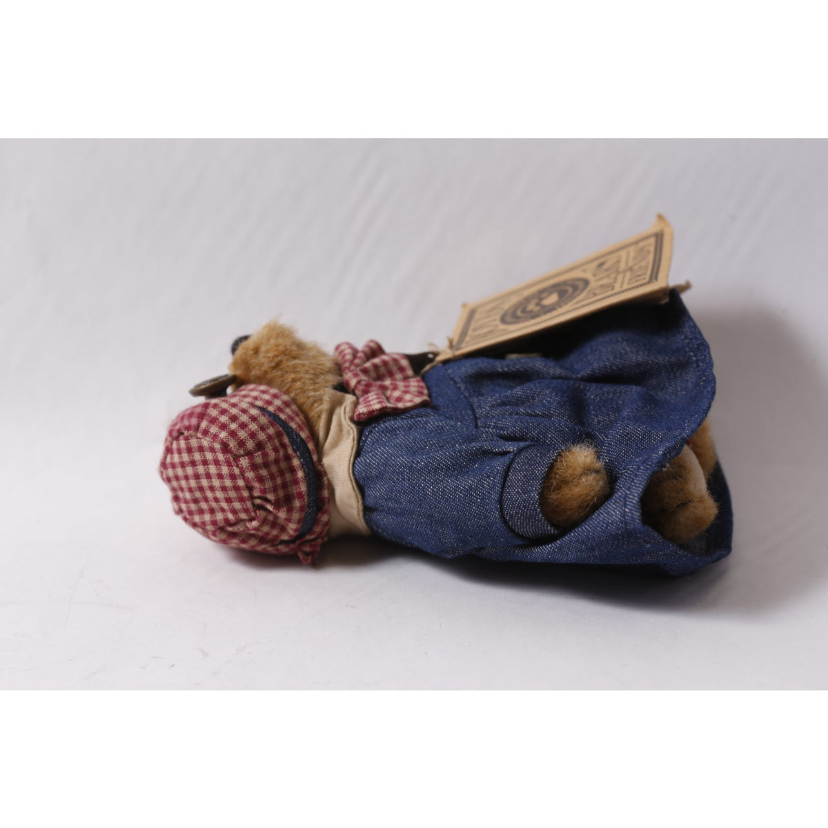 Boyds Bears Eleanor Plush Teddy in Denim Dress w Tag ~ 260427-WH M-15-02