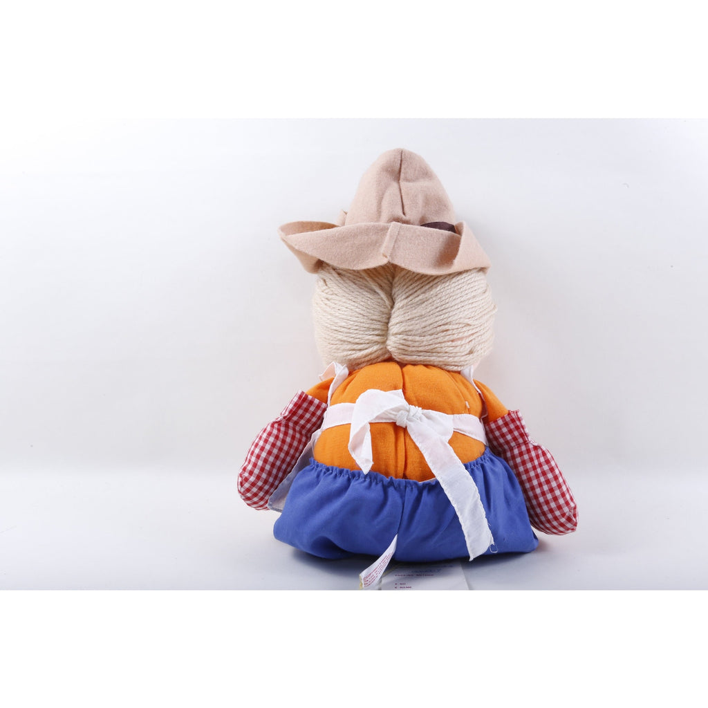 Kamar, Rare, Employee Sample, OOAK, hand made, Grandma, Farmer, Cowboy, Lawry Food, 1985, Doll, Soft, Plush, Toy, Vintage, ~ 216