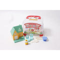 1998 Sanrio Japan Hello Kitty Happy Town Playset w Carry Case ~ 260828-WH 1347