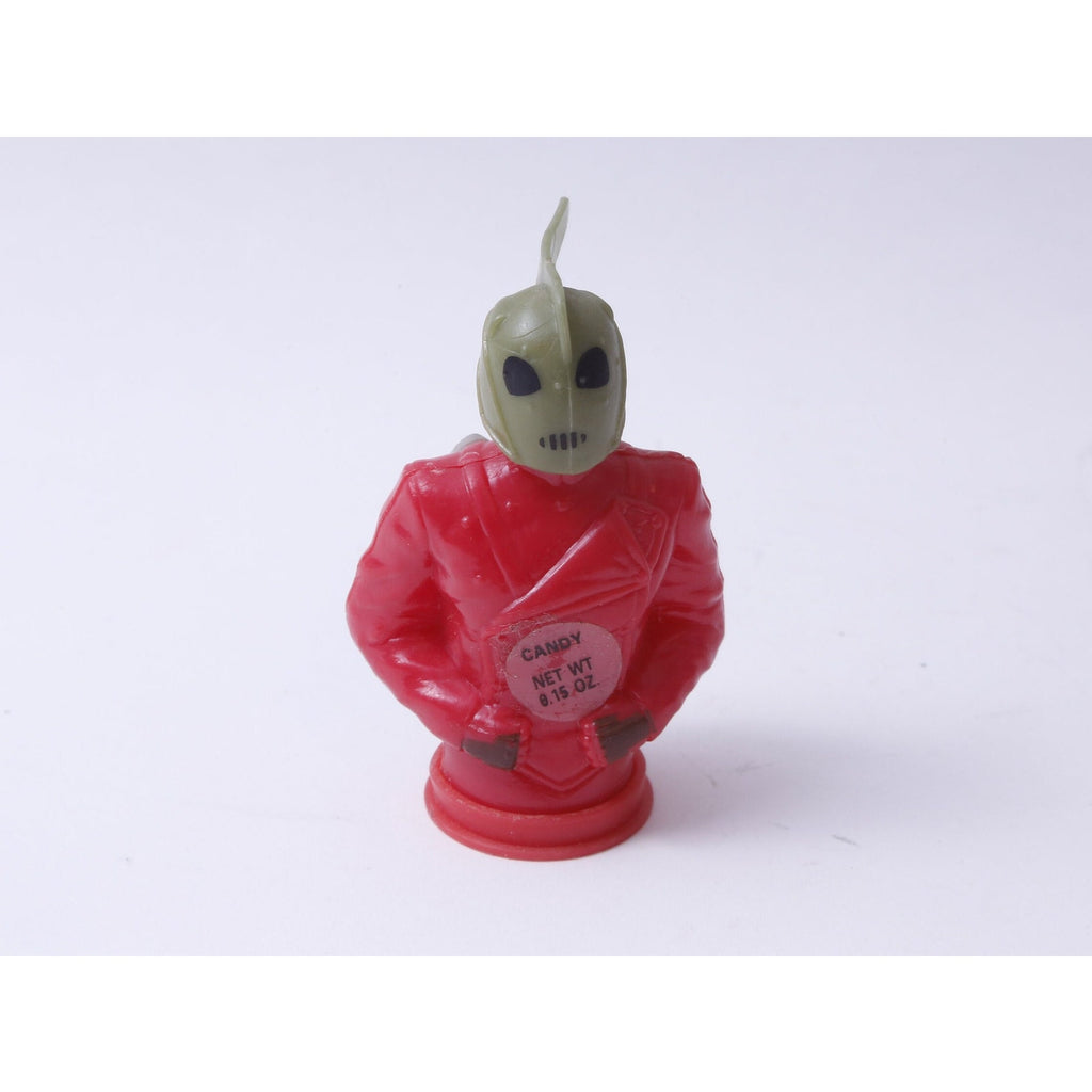 1990 Topps, The Rocketeer, PVC, 2 1/2", Candy Holder Dispenser Figure, Red Collectible, ~ 945