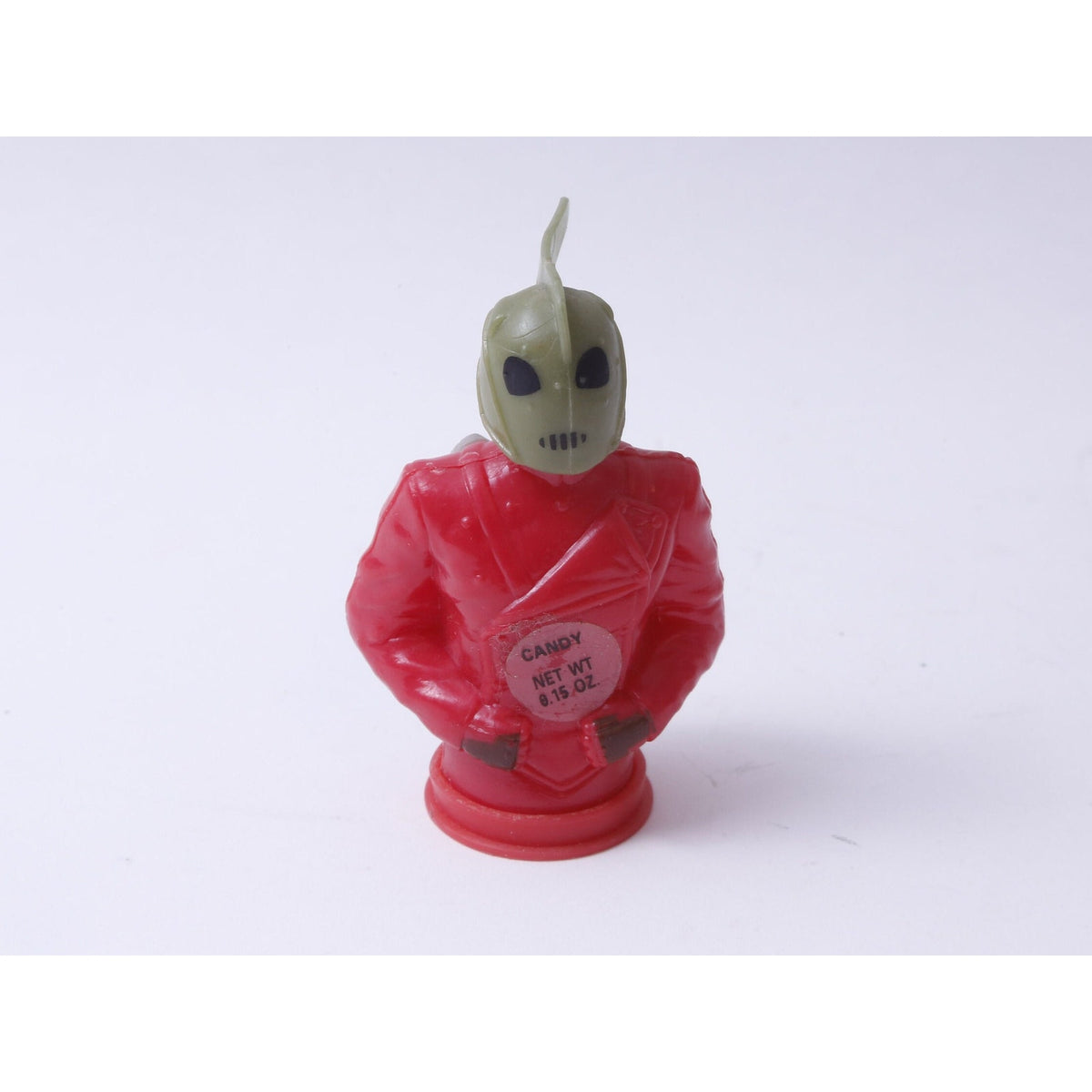 1990 Topps, The Rocketeer, PVC, 2 1/2", Candy Holder Dispenser Figure, Red Collectible, ~ 945