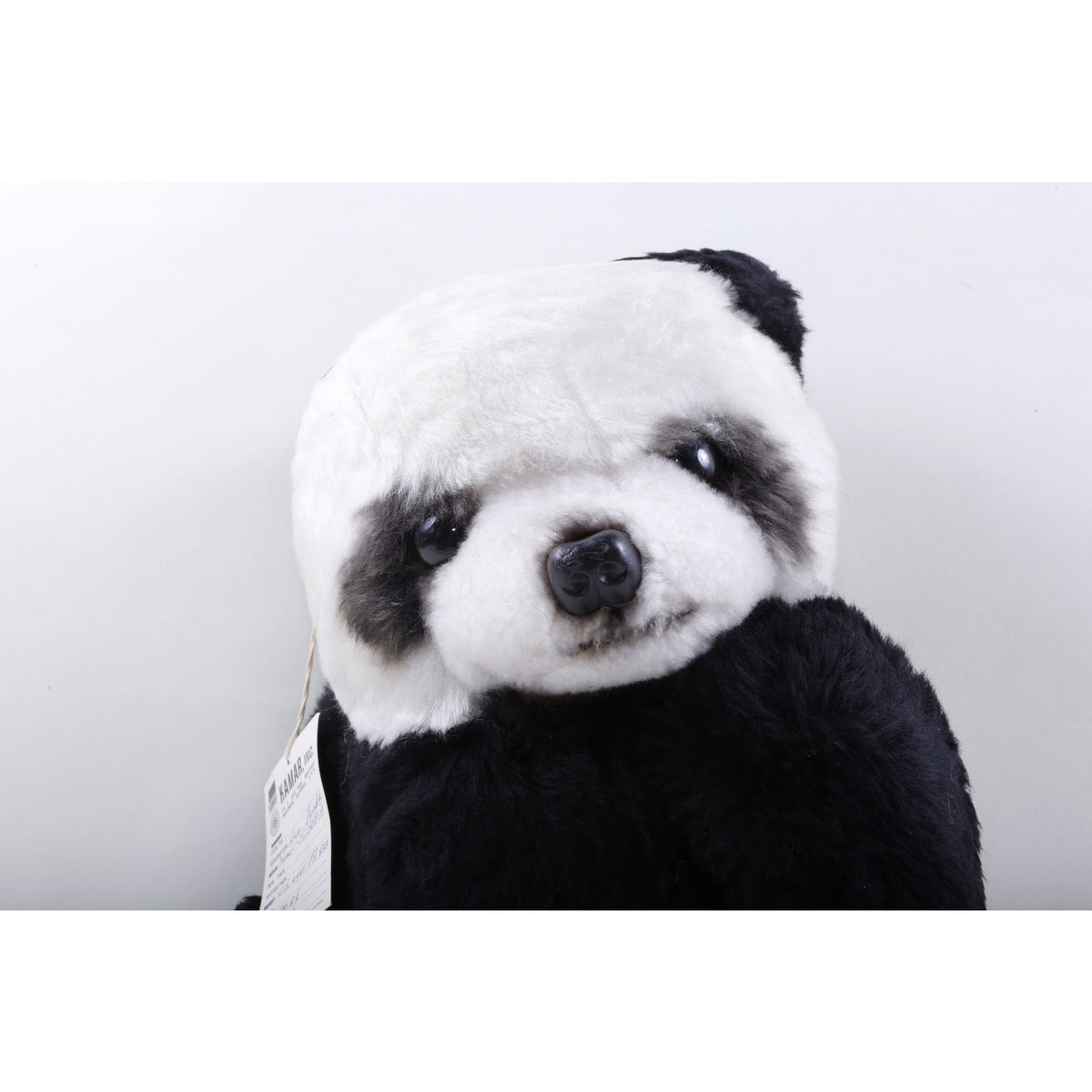 Panda Bear Kamar, Rare, Sample, hand made, Black White, Siberia, Panda, Soft, Plush, Doll, Toy, Stuffed Animal, Vintage, ~ 175