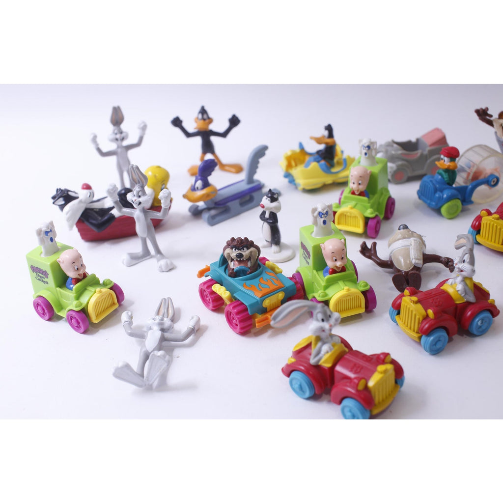 McDonald's Happy Meal, Looney Tunes, Quack-Up Cars, PVC Figurines, Animals, Cartoon Characters, Collectible, ~ 241226-SHC SHC-009