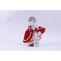 Bradley Dolls, Miss December, Toy Figure, Red White Dress, White Fur, Art Doll, Vintage, Collection, Photo Prop, ~ 20-19-650