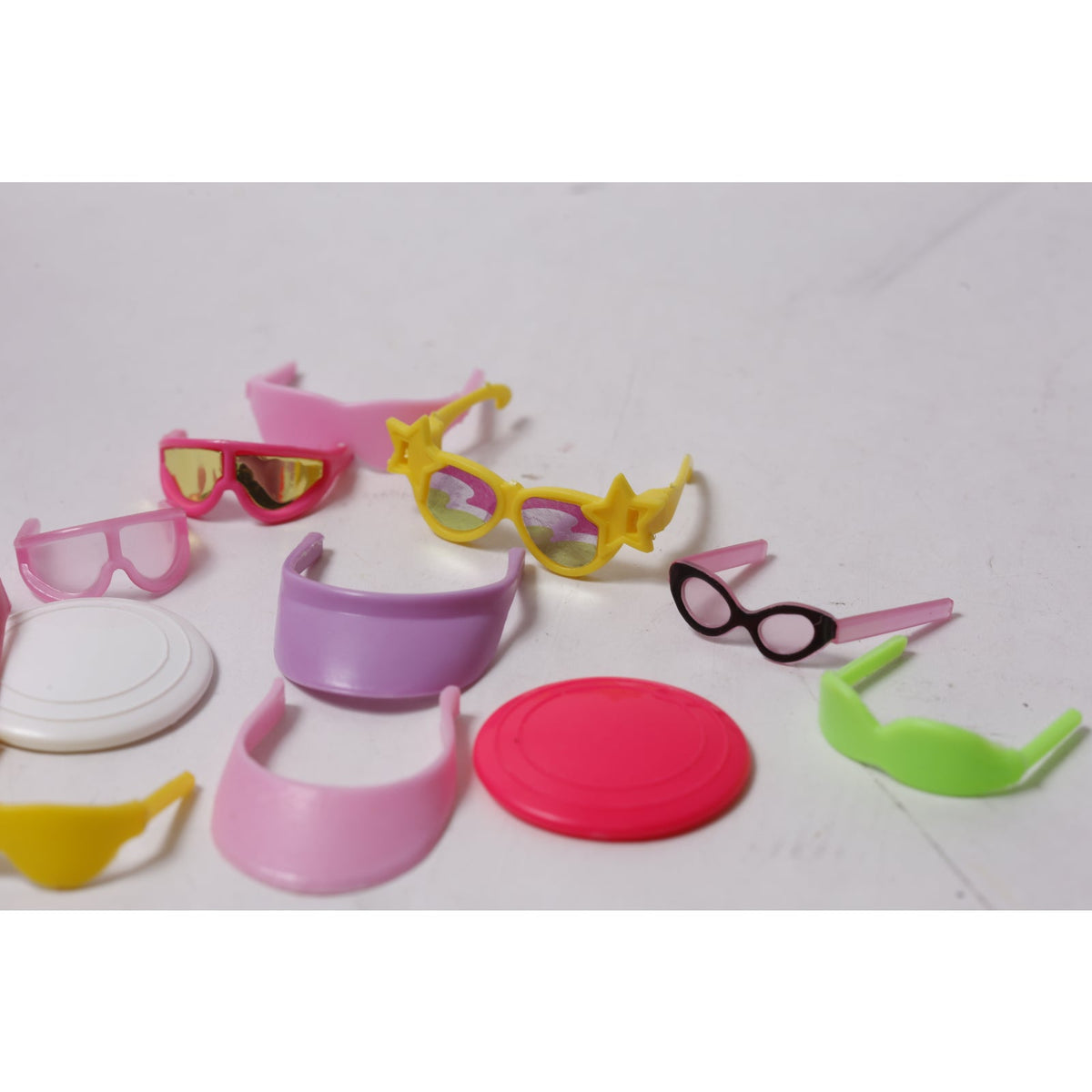 1980s Barbie Hats and Glasses Lot Mattel Vintage Summer Doll Fashion ~ 260618-WH 1120