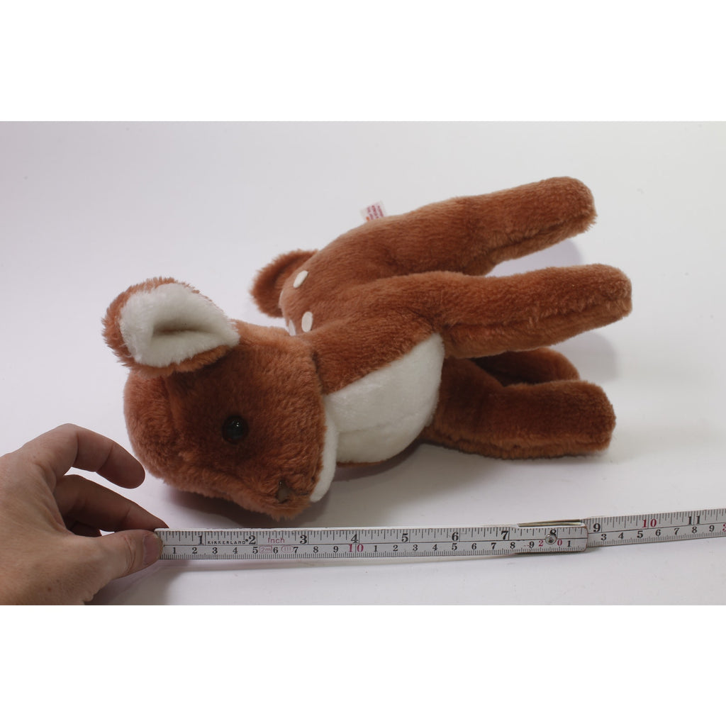 Kamar, Fawn, Deer, Plush, Brown with White Spots, Stuffed Animal, Vintage, ~ 260129-WH 61