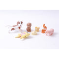 Barbie Pets, Playset, Dog, Monkey, Pig, Fish, PVC Figures, Set, Animal, Toy, Miniature, Vintage, Collectible, ~20-01-387