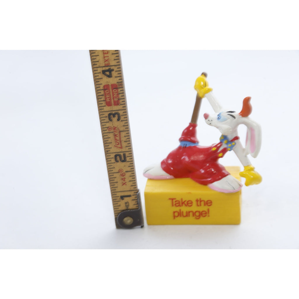 Disney, Roger Rabbit, Take the Plunge, PVC Figure, Toy, Cartoon Character, Funny Animal, Children, Vintage, Collectible, ~ 230204-AHL 1190