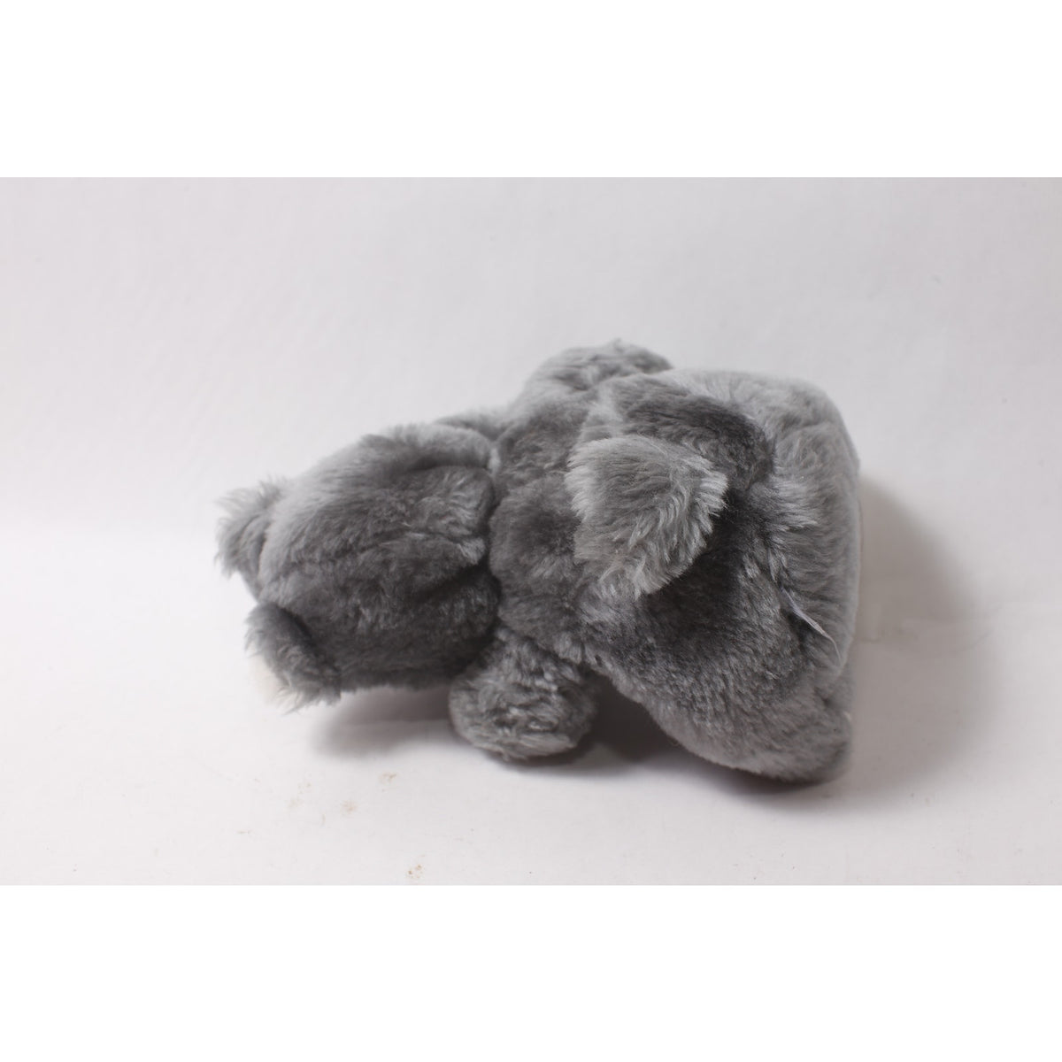 1980s Cute Vintage Plush Hippo Gray Stuffed Animal ~ 260907-WH 1139