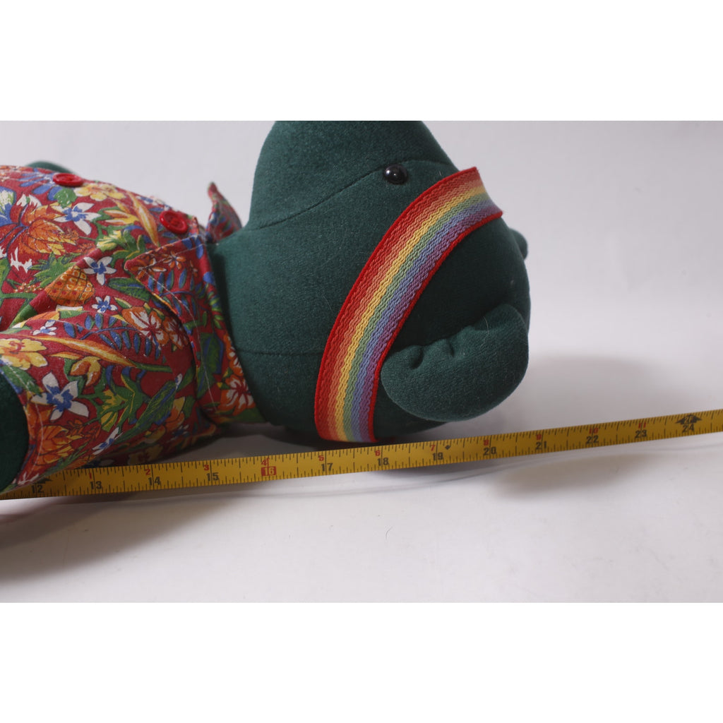 1979 North American Bear Large Hawaii Plush Bear Tropical Shirt ~ 260718-GW Q-5