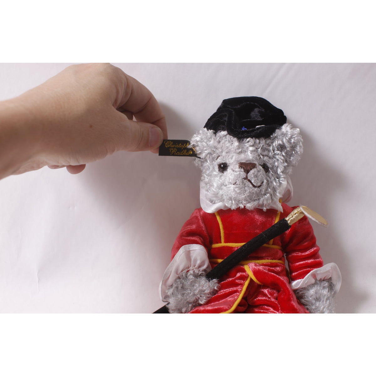 Christopher Radko Teddies Around The World Charles British Plush Toy Ornament ~ 260415-WH 1076