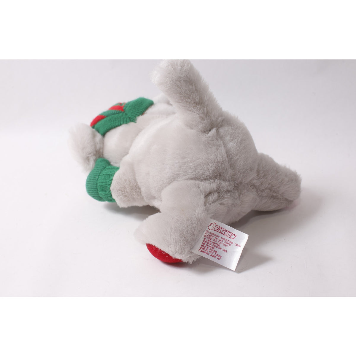 1980s Cute Fairview Jingle Mouse Plush Christmas Decor ~ 260718-DISH M-17-02