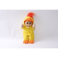 Russ Troll Stuffed Toy, 14", Baby Yellow Duck, Orange Hair, Toy, Vintage, Collectible, Children, Stuffed, Plush ~ 1053