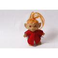 1960s Uneeda Wishnik Troll Doll Dressed Red Outfit Vintage Collectible ~ 260402-WH 1063