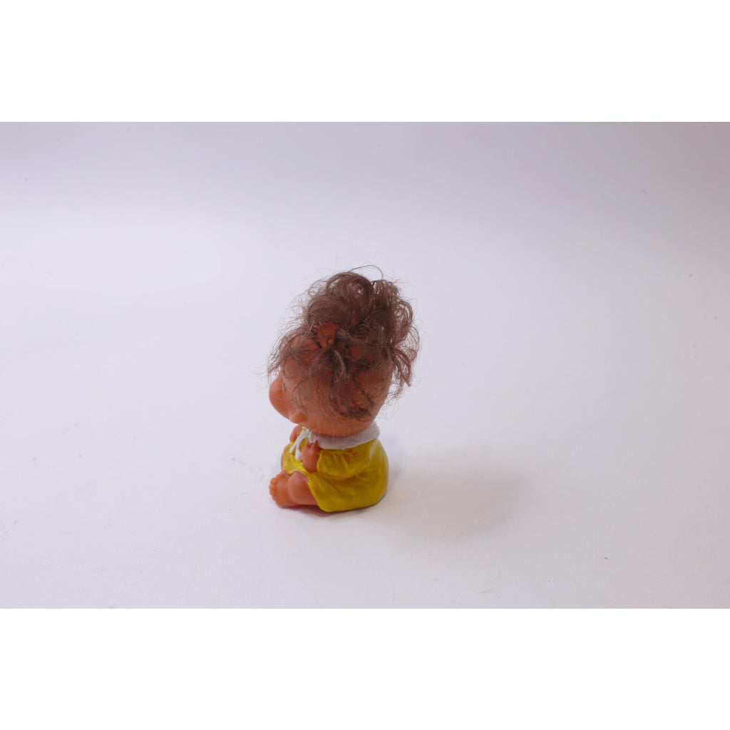 Moody Cutie, Rubber Baby Doll, Sticking out Tongue Face Expression, 1960s, Vintage, Collectible, ~ 241226-WH M-21-05