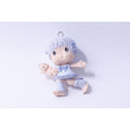 Hugga Bunch, PVC Figure, Hanging, Girl with Baby, Purple, 2", Little, Tiny, Collectible, Vintage, Displayable, ~ 240113-WH 698