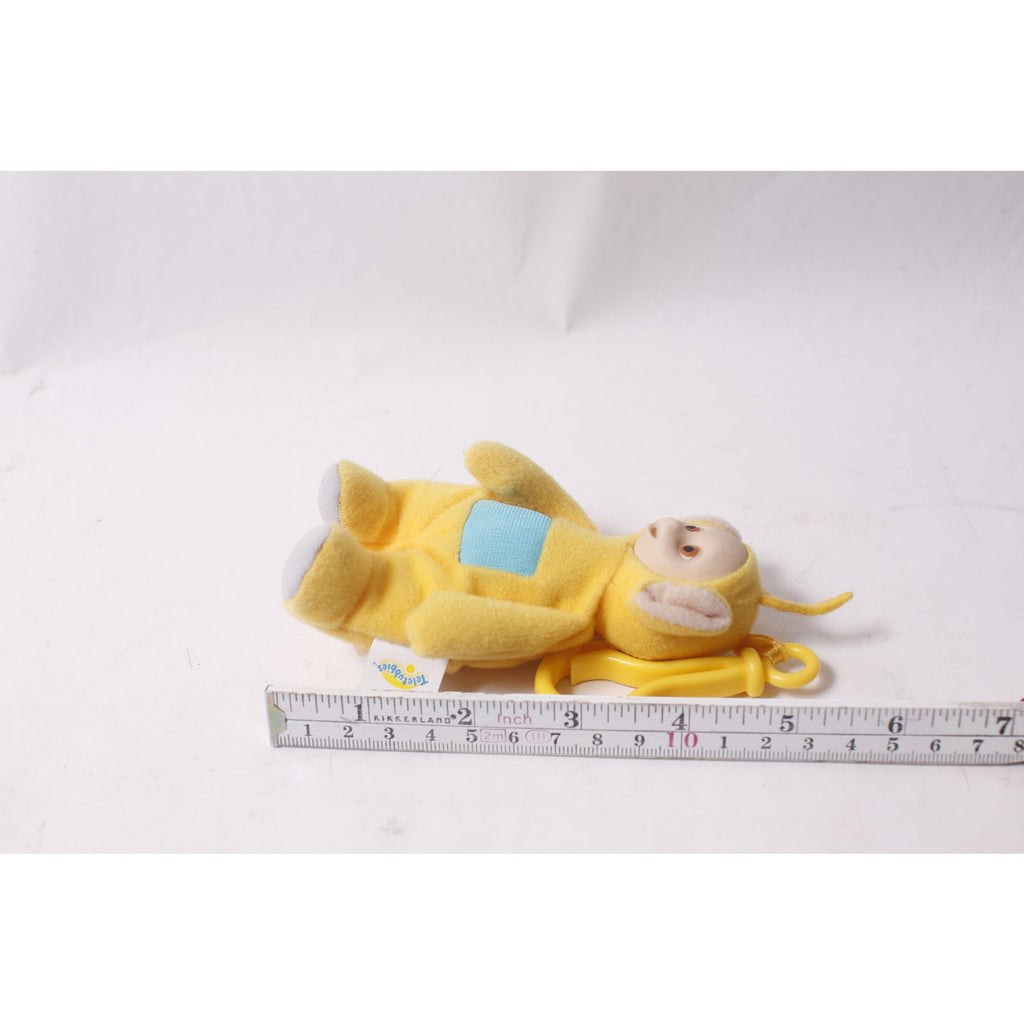 Teletubbies Laa-Laa Plush Bag Clip Soft Toy Backpack Accessory ~ 260325-WH 1037
