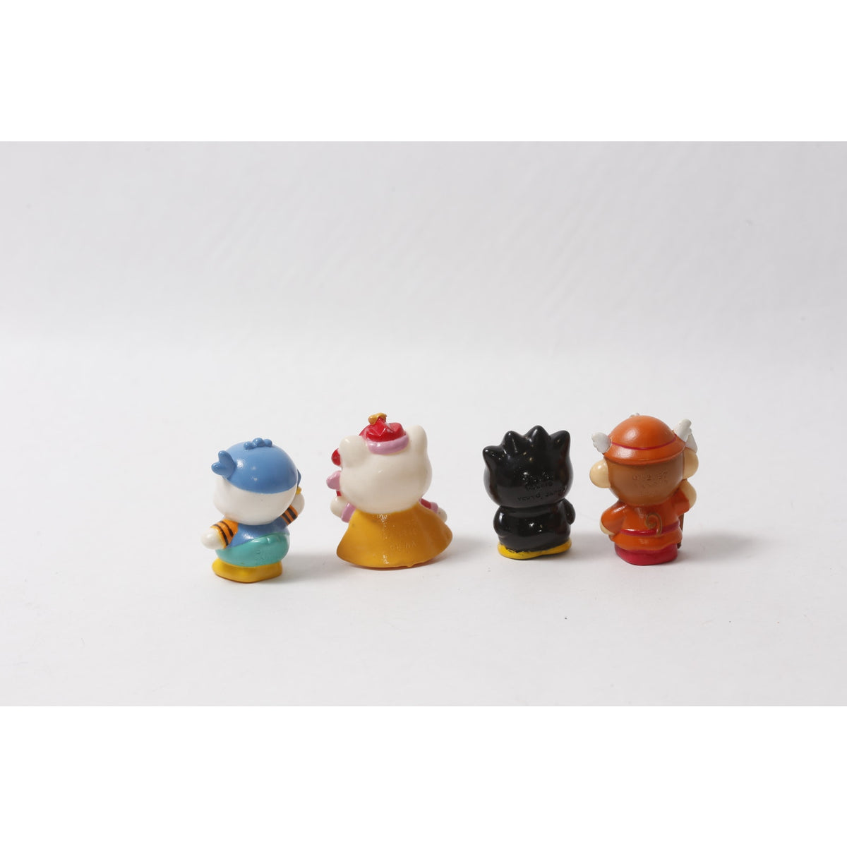 1990s Sanrio Sofubi Lot Pekkle Hello Kitty Badtz-Maru Monkichi ~ 260826-WH 1308