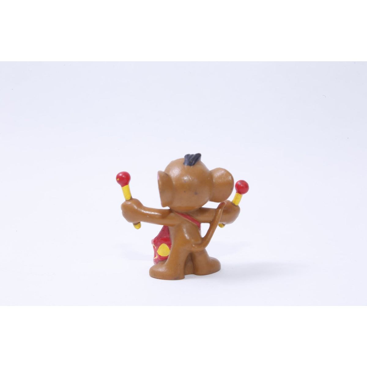 EURO Bully PVC Tom and Jerry, Jerry Mouse, Drum, Little, Toy, PVC Figure, 2", Cartoon Character, Animal, Children, Vintage, ~ 70