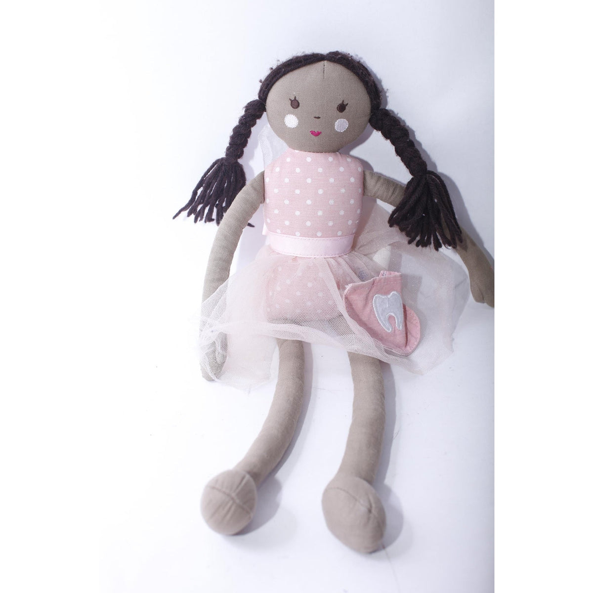 Tooth Fairy, Cloth Doll, PBK, Pottery Barn Kids, Cute, Adorable, 16 inches, Rag Doll with Yarn Hair, Nursery Decor, ~ 240803-WH 739