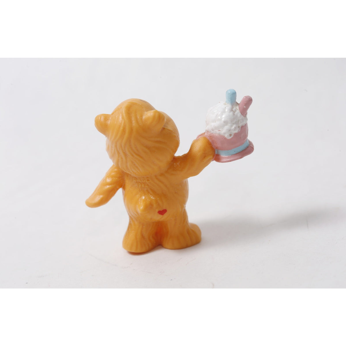 1984 Care Bears Friend Bear Sharing a Soda PVC Figurine ~ 260828-WH 1347