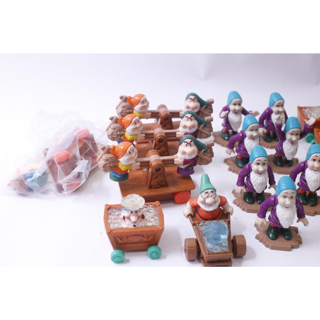 McDonald's Happy Meal, Snow White and the Seven Dwarfs, PVC Figures, Funny Dwarfs, Movable, Disney, Vintage, Collectible~ 240911-SHC SHC-069